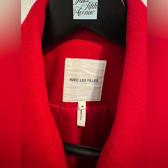 Avec Les Filles double breasted wool blend coat Size M - Picture 2 of 6